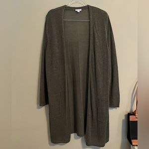 J JILL | L | Green | LUXURIOUS LINEN!